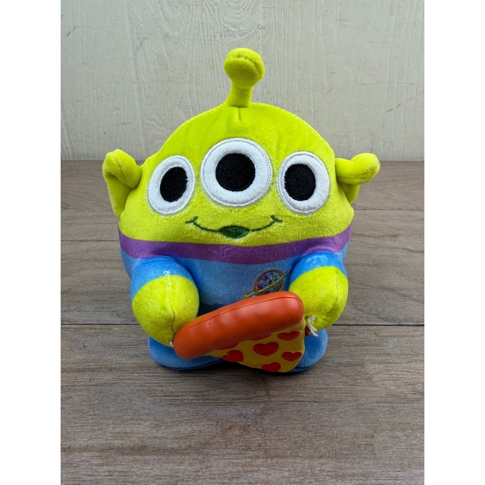 ZURU Disney Pixar Toy Story Alien Little Green Men 3-Eyed Pizza Plush 5"